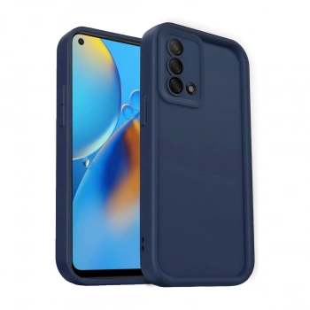 Oppo A74 4g Kılıf Viera Silikon - Lacivert