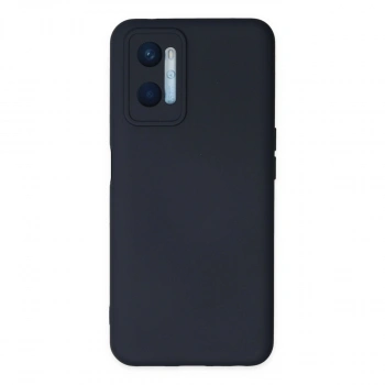 Oppo A96 Kılıf Nano İçi Kadife Silikon - Lacivert