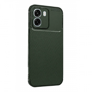 Oppo Oppo A6t 5g Auto Focus Karbon Kapak - Koyu Yeşil