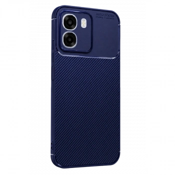 Oppo Oppo A6t 5g Auto Focus Karbon Kapak - Lacivert