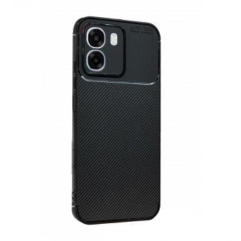 Oppo Oppo A6t 5g Auto Focus Karbon Kapak - Siyah