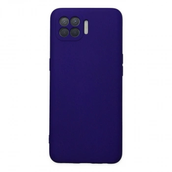 Oppo Reno 4 Lite Kılıf Nano İçi Kadife Silikon - Mor