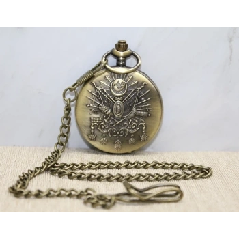 Osmanlı Devlet Arması Köstekli Saat Alk3983