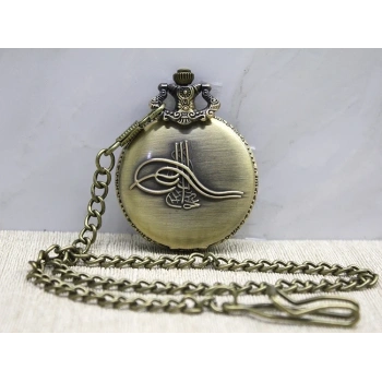 Osmanlı Tuğralı Köstekli Saat Alk3981