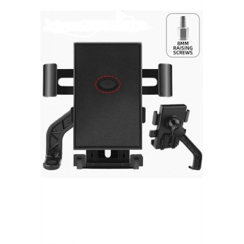 Otommatik Model Motosiklet Telefon Tutucu Ayna Bağlantılı