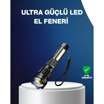 Outdoor Ve Acil Durum İçin Güçlü Led El Feneri