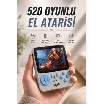 Oyun Konsolu Retro Oyun Konsolu Tvye Bağlanabilir Taşınabilir
