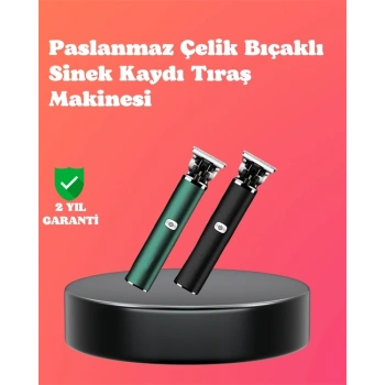 Paslanmaz Çelik Bıçaklı Sinek Kaydı Tıraş Makinesi Uzun Ömürlü