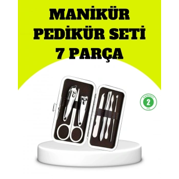 Paslanmaz Çelik Kişisel Bakım Seti – 7 Parça