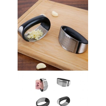 Paslanmaz Çelik Sarımsak Ezici Presi Parçalayıcı Doğrama Aleti