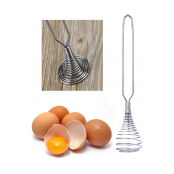 Paslanmaz Metal Mini Yumurta Çırpıcı & Karıştırıcı (599)