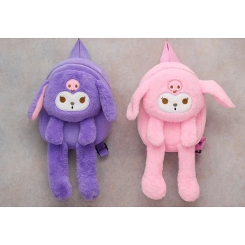Peluş Işıklı Kuromi Sırt Çantası Alk3011
