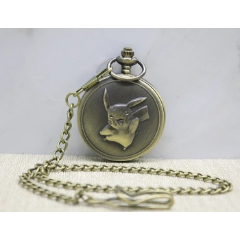 Pikachu Tasarımlı Köstekli Saat