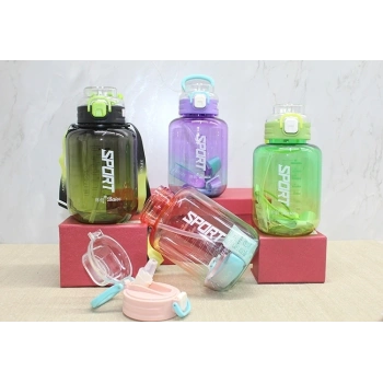 Pipetli Su Matarası 1100 Ml Bpa İçermez Alk4646