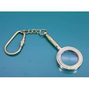 Pirinç Büyüteç Anahtarlık