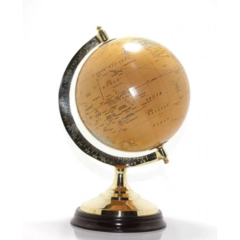 Pirinç Dünya Küre 3381