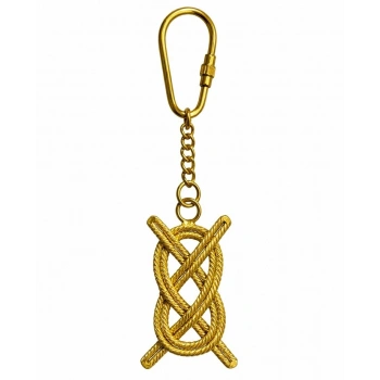 Pirinç Gemi Düğümü Anahtarlık 3075c