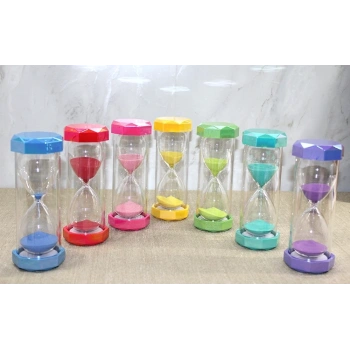 Plastik Çerceveli Renkli 30 Dk Kumsaati Alk4565