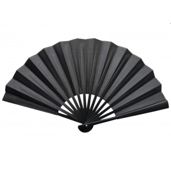 Plastik Kumaş Yelpaze 12li Siyah