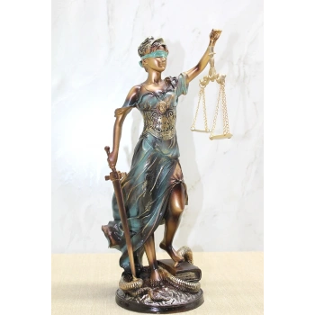 Polyester Adalet Figürü Alk4423