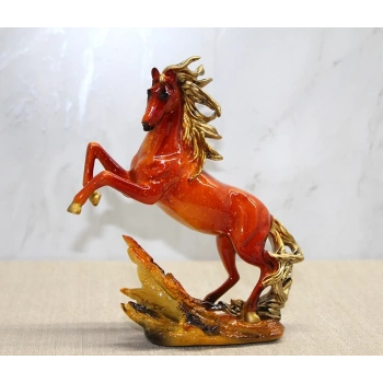 Polyester Şahlanmış At Figürü Alk4589