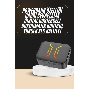 Powerbank Bluetooth Kulaklık  Kulaklığı Yüksek Ses Kaliteli