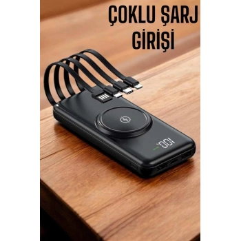 Powerbank Taşınabilir 10.000 Mah Hızlı Şarj Dijital Göstergeli