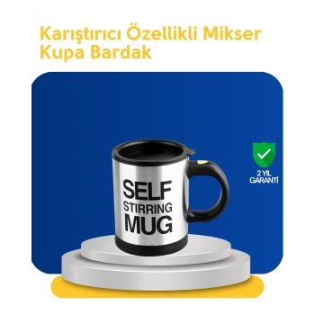 Pratik Ve Dayanıklı Termos Kupa | Tek Tuşla Otomatik Karıştırma
