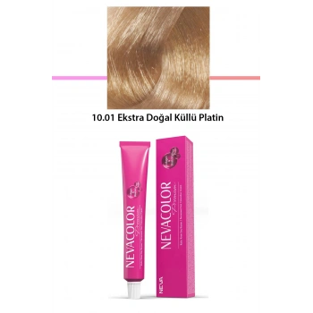 Premium 10.01 Ekstra Doğal Küllü Platin  Kalıcı Krem Saç Boyası 50 G Tüp (599)