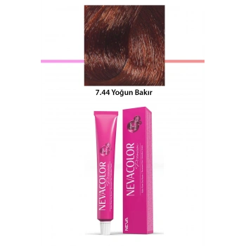 Premium 7.44 Yoğun Bakır  Kalıcı Krem Saç Boyası 50 G Tüp (599)