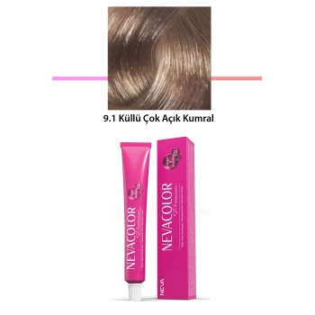 Premium 9.1 Küllü Çok Açık Kumral  Kalıcı Krem Saç Boyası 50 G Tüp (599)