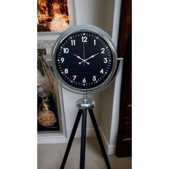 Prestige Krom Tripod Ayaklı Saat