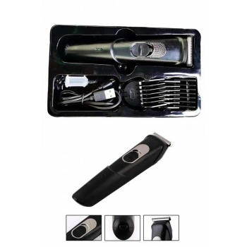 Pro Şarjlı Saç Sakal Tıraş Makinesi Ense Kesme Makinesi Lazer Öncesi Kısaltma