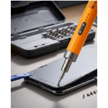 Profesyonel Elektrikli Tornavida Seti 600mah Şarjlı 38 Parça Hassas Vida Seti