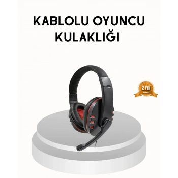 Profesyonel  Kulaklık – Mikrofonlu, Yumuşak Pedli, Stereo Ses Kalitesi, Tere Dayanıklı