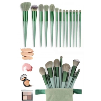 Profesyonel Makyaj Fırça Seti 13 Parça Yumuşak Kıllı Fırça Seti Far Fırçası