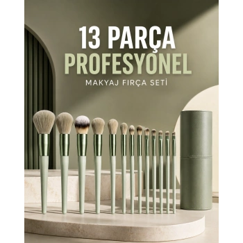 Profesyonel Makyaj Fırça Seti 13 Parça Yumuşak Kıllı Fırça Seti Far Fırçası