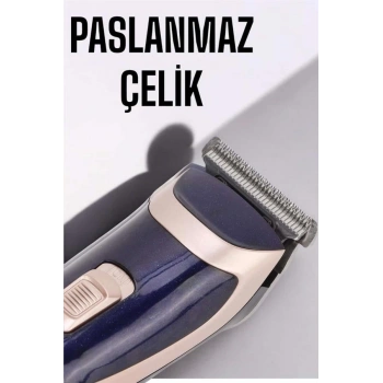 Profesyonel Şarjlı Saç Ve Sakal Traş Makinesi Kolay Kullanım