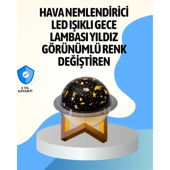 Projektör Işıklı Ve Aromaterapi Destekli Taşınabilir Nemlendirici Cihaz Usb Bağlantılı