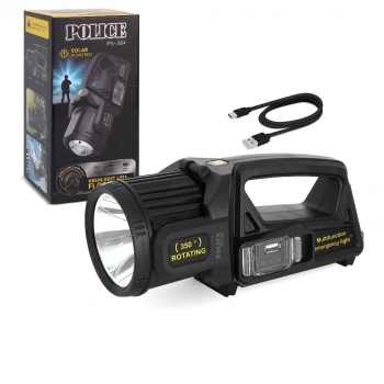 Ps-384 Şarjlı Güneş Enerjili Spot Fener