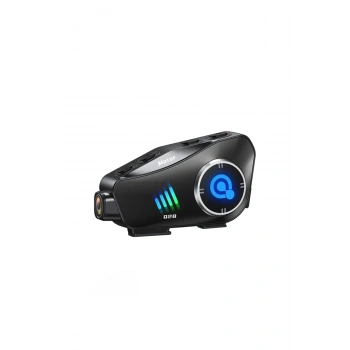 Q28 Motosiklet Kask Bluetooth Kulaklık 1080p Kamera Interkom Kulaklık Su Geçirmez Intercom