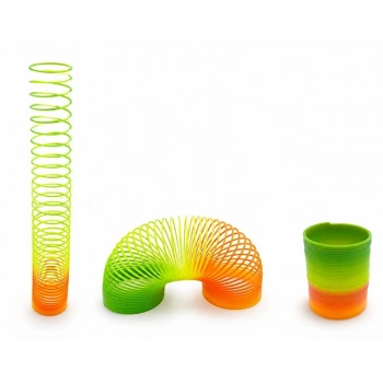 Rainbow Gökkuşağı Stres Yayı - Kutulu Orta Boy Plastik Slinky Oyuncak Alk4005