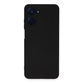 Realme 10 4g Kılıf Nano İçi Kadife Silikon - Siyah