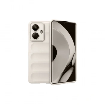 Realme 10 Pro 5g Kılıf Optimum Silikon - Krem