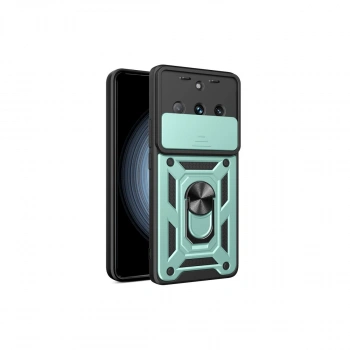 Realme 11 Pro Kılıf Pars Lens Yüzüklü Silikon - Yeşil