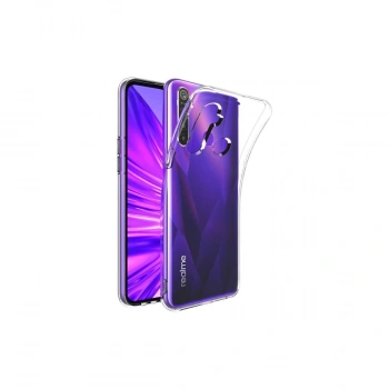 Realme 5i Kılıf Lüx Şeffaf Silikon