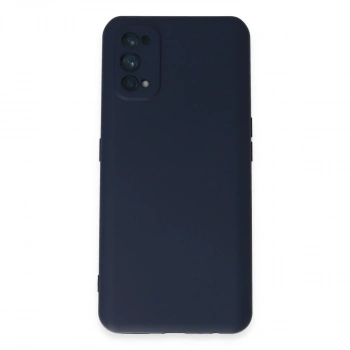 Realme 7 Pro Kılıf Nano İçi Kadife Silikon - Lacivert