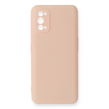 Realme 7 Pro Kılıf Nano İçi Kadife Silikon - Pudra