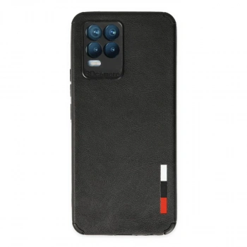 Realme 8 Kılıf Loop Deri Silikon - Siyah