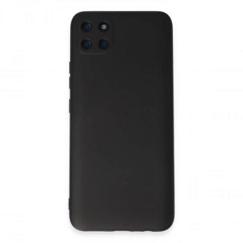 Realme C11 Kılıf Nano İçi Kadife Silikon - Siyah